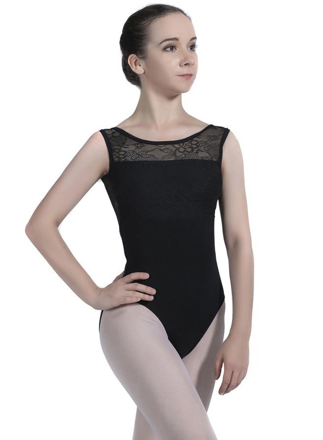 Dance Favourite Black Leotards for Women and Girls Gymnastics 01D0163 (XS) - Image 2