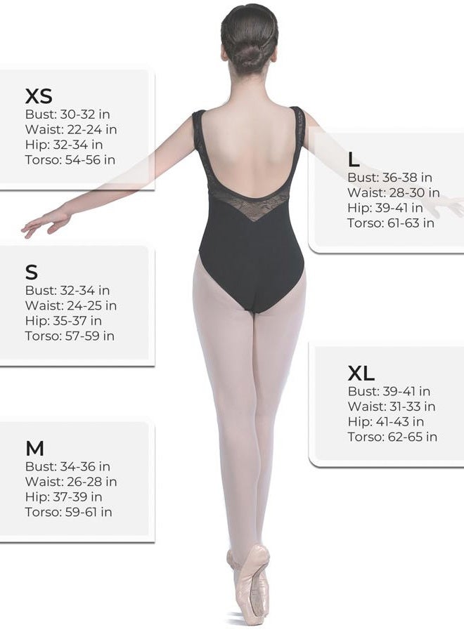 Dance Favourite Black Leotards for Women and Girls Gymnastics 01D0163 (XS) - Image 5
