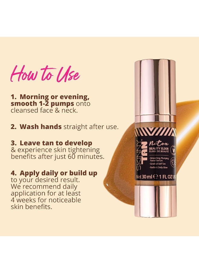 Skinny Tan - No-Tox Beauty Elixir 30Ml | Face Serum With Vitamin E And Gradual Tan - Image 1