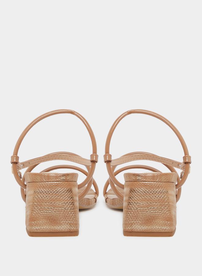 ستايلي صنادل بكعب عريض بحزام خلفي ستايلي - Image 4