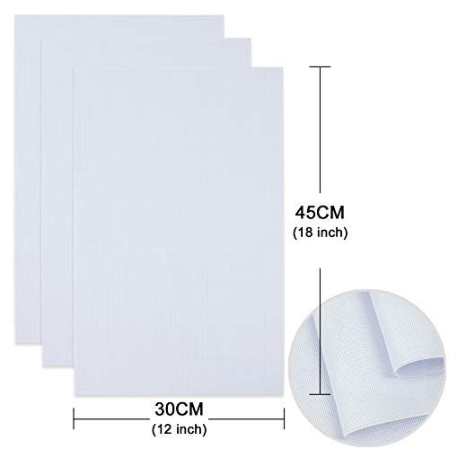Similane Embroidery Kit 215 Pcs,100 Colors Threads,5 Pcs Embroidery Hoops,3 Pcs Aida Cloth,40 Sewing Pins,Cross Stitch Tools and Embroidery Starter Kit for Adults and Kids Beginners - Image 5