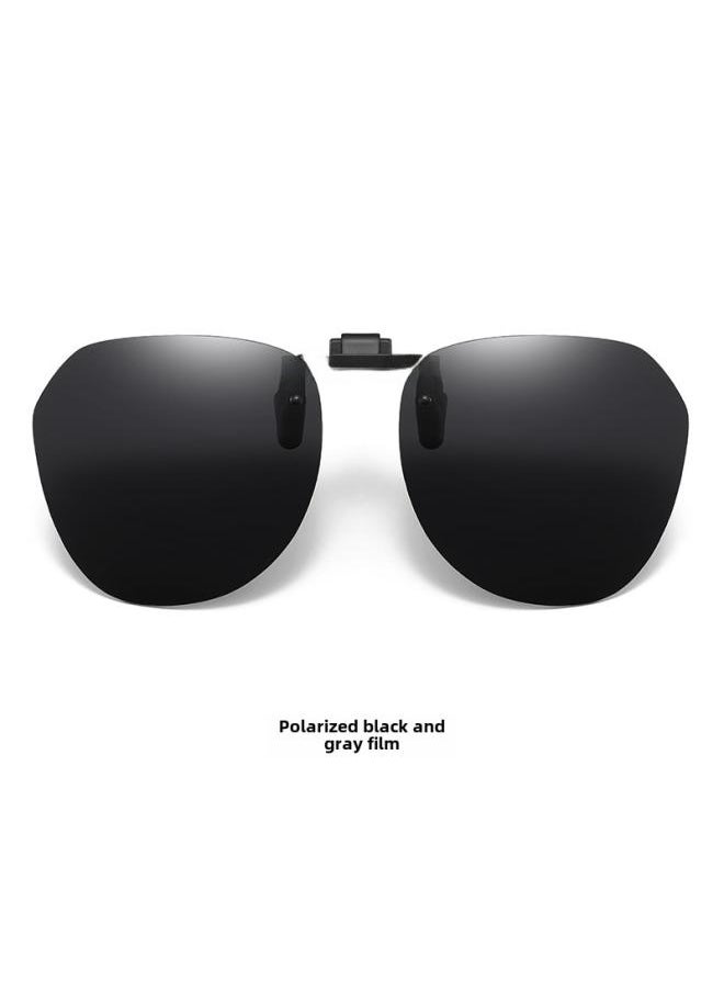 Generic Sunglasses Clip Men's Ultra-light Driving Special Anti-ultraviolet Sunglasses Polarized Clip Can Be Upturned Myopia Glasses Women 