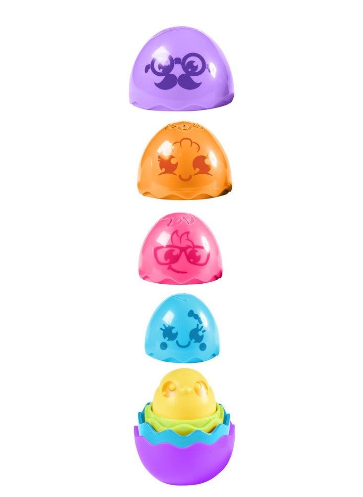 TOMY Toomies Hide & Squeak Nesting Eggs