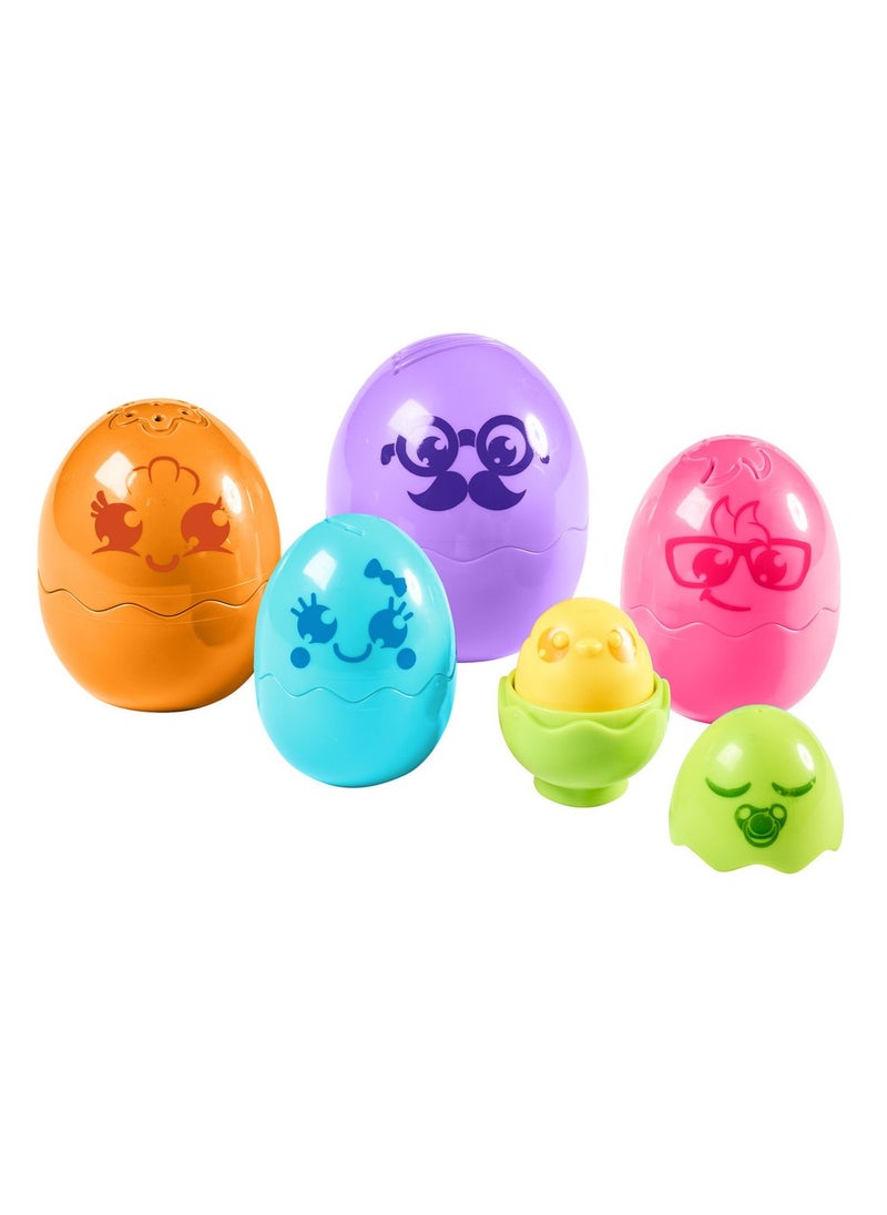 TOMY Toomies Hide & Squeak Nesting Eggs