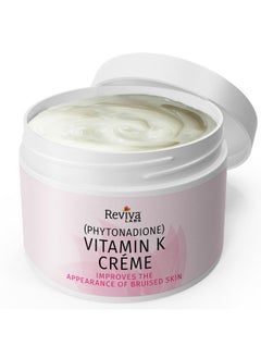 Reviva Labs Reviva Labs Vitamin K Crème for Bruising, Under-Eye Dark Circles, and Wrinkles with Soybean Oil and Natural Fruit Extracts - 2 Oz, for Skin and Face  - Image 2