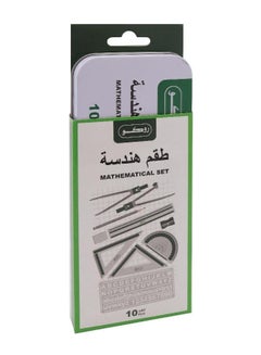 ROCO 10 Pieces Geometry Box Set Multicolour KSA | Riyadh, Jeddah