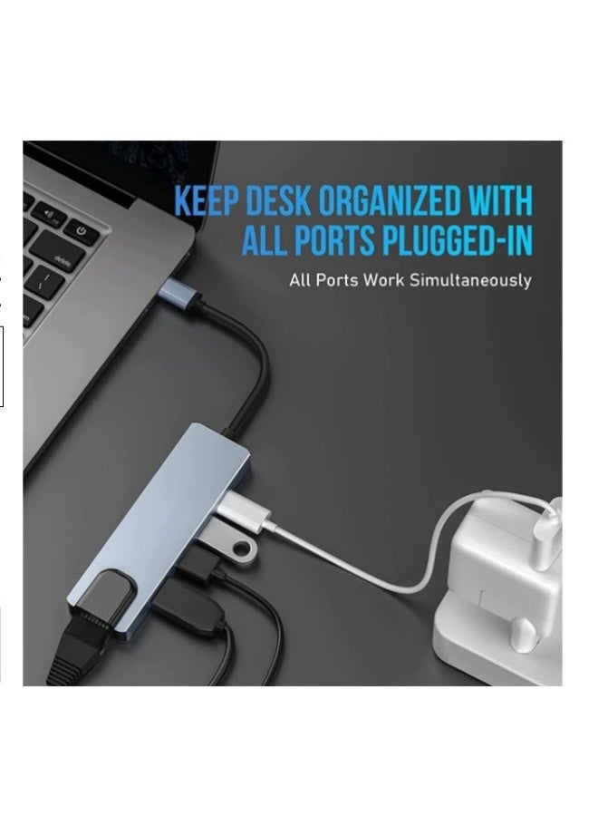 Haing محول هاب Type-C 5 في 1 - Image 2