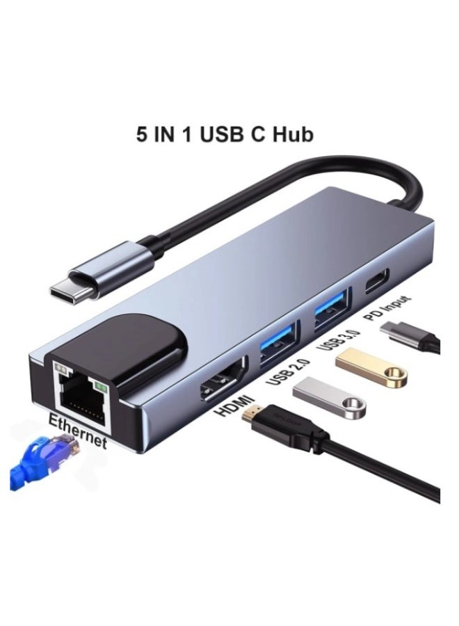 Haing محول هاب Type-C 5 في 1 - Image 3