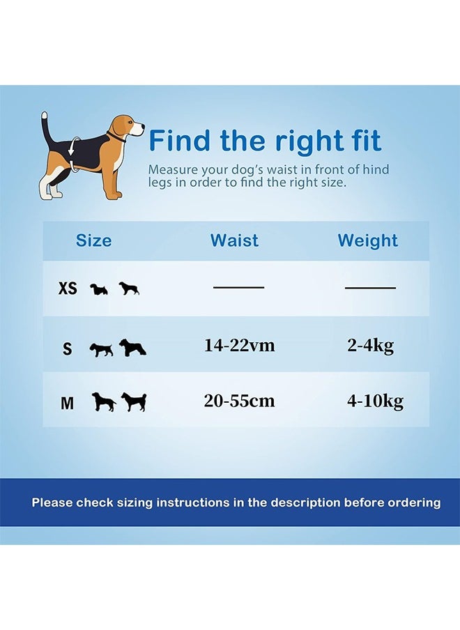 Generic - 12 Count Disposable Dog Diapers Male Adjustable Male Dog Wraps with Leak Proof Fit Puppy Diaper Liners Ultra Absorbent Doggie Diapers for Male Dogs - Image 1