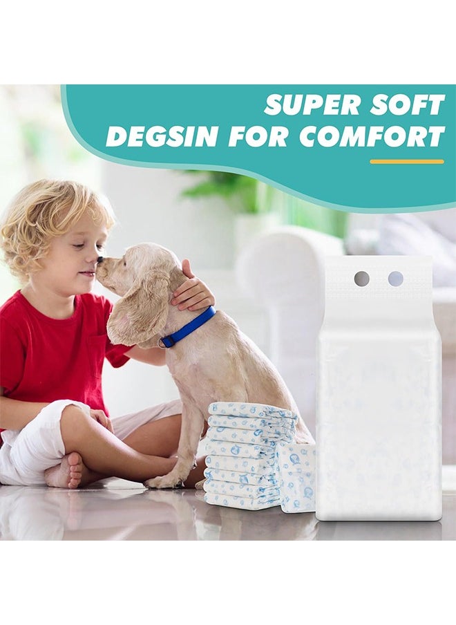 Generic - 12 Count Disposable Dog Diapers Male Adjustable Male Dog Wraps with Leak Proof Fit Puppy Diaper Liners Ultra Absorbent Doggie Diapers for Male Dogs - Image 1