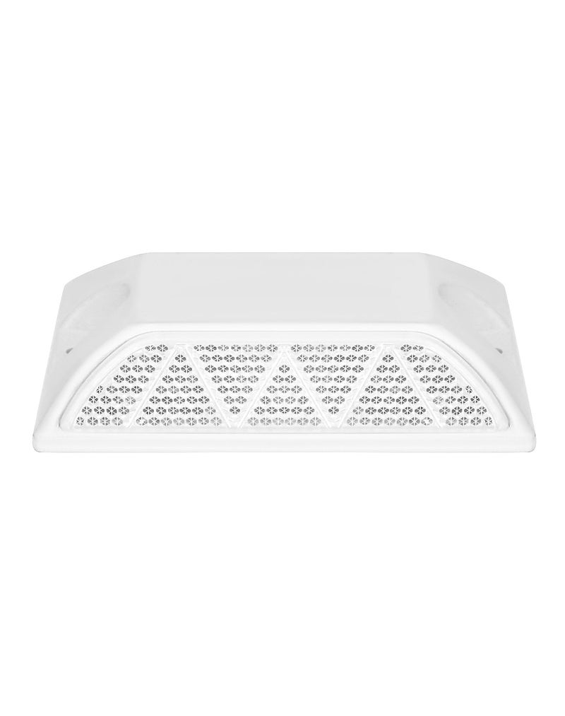 QWORK Road Reflectors, Pack of 10-4x4 Inch High-Reflectivity Driveway Reflectors Stud Markers for Pavement, Sidewalks, Freeways, Driveways - Image 2