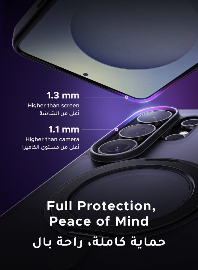 Ugreen Samsung Galaxy S26 Ultra Ustand Magnetic Ring Case, [360° Spin Magnetic Stand] [Drop Protection] [Compatible with MagSafe] Ultimate Shockproof Cover, Magnet Case for S26 Ultra with Shockproof Bumper - Image 2