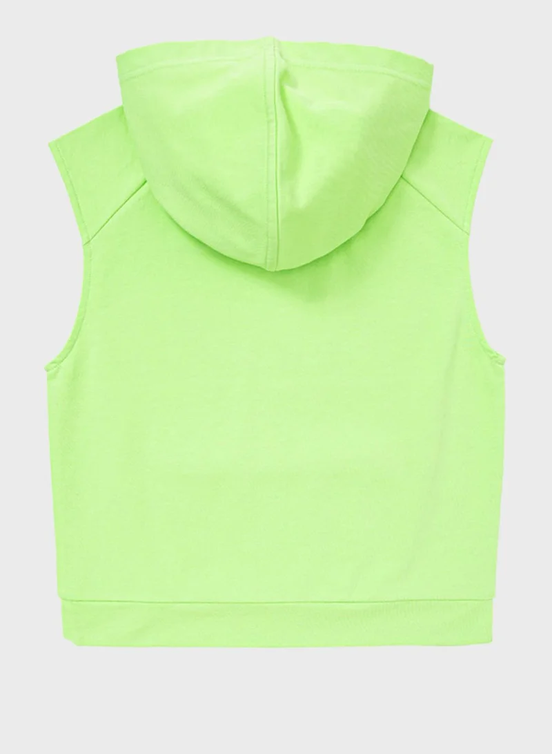 Balabala Kids Logo Hooded Vest