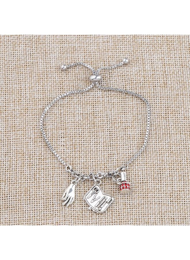 Lywjyb Birdgot سوار فني الأظافر هدية لفنان الأظافر مجوهرات فني الأظافر لمصفف الأظافر التجميل (بطاقة فني الأظافر) - Image 5