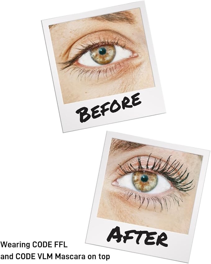 CODE Beautiful Lash Kit The Ultimate Lash Kit for Volume and Length Mascara Primer and Mascara Cruelty Free and Vegan Mascara for Sensitive Eyes 12ml Black 12ml - Image 4