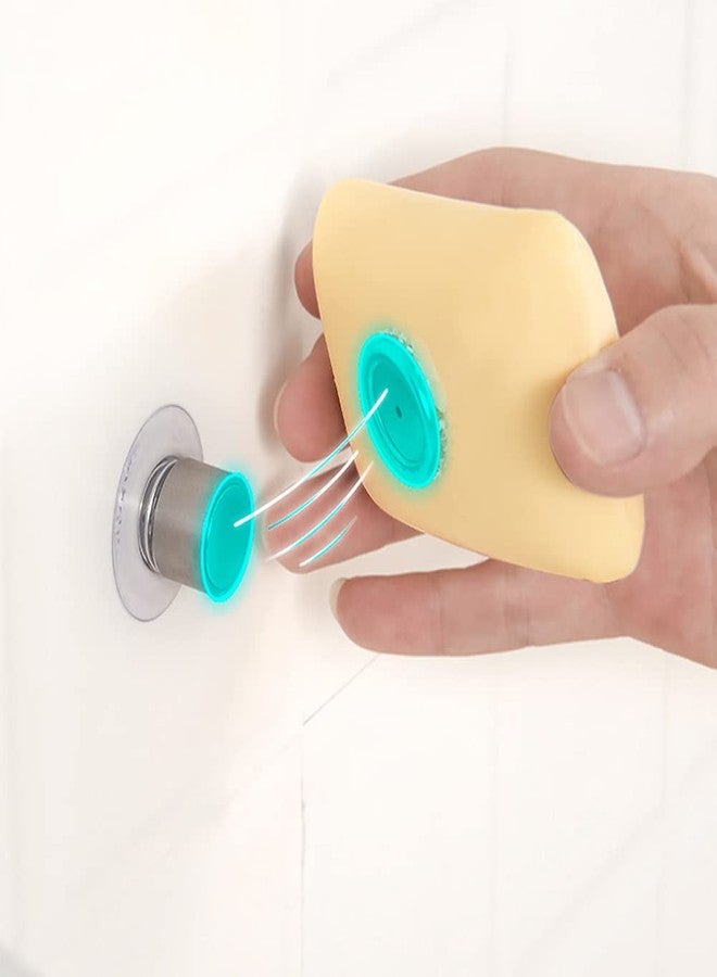 EMVANV 2pcs Magnetic Suction Bar Soap Holder Organizer - Self Draining Soap Dishes for Bathroom and Kitchen - Image 2