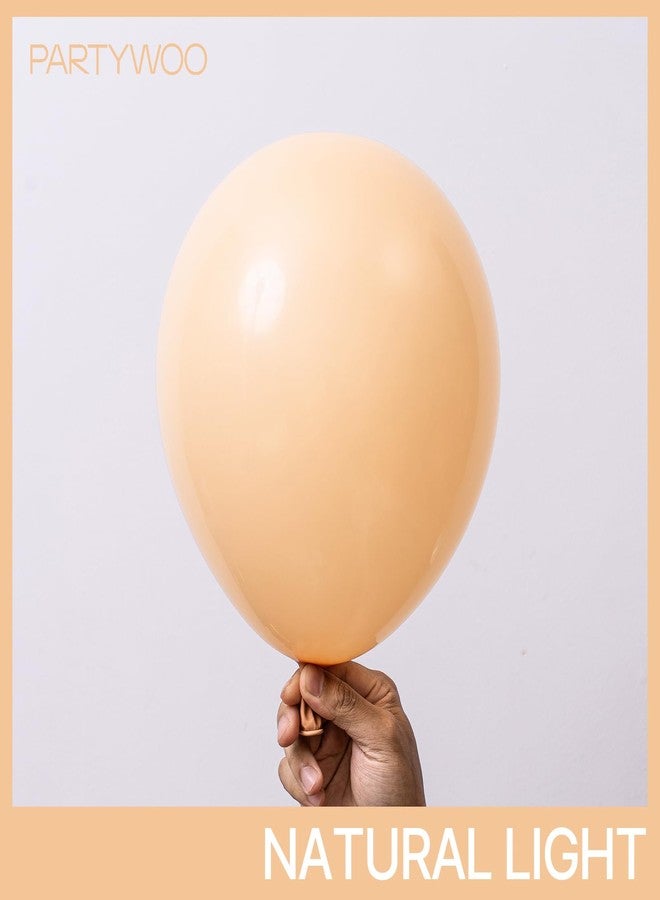 PartyWoo Retro Apricot Balloons, 85 pcs Apricot Balloons Different Sizes Pack of 18 Inch 12 Inch 10 Inch 5 Inch for Balloon Garland as Birthday Decorations, Party Decorations, Baby Shower Decorations - Image 3