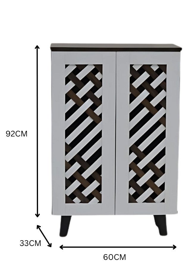 SULSHA Modern Wooden Shoe Cabinet, Shoes Rack With Storage, Shelf Cabinet - Image 3