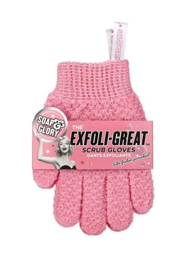 Soap & Glory Exfoliating Scrub Gloves Multicolour