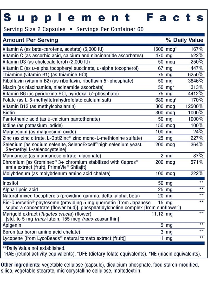 Life Extension Two-Per-Day Multivitamin, 120 Capsules – High Potency Vitamins & Minerals, Immune & Energy Support, Non-GMO, Gluten-Free - Image 2