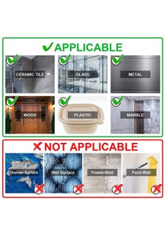 KASTWAVE 240 PCS Removable Double Sided Adhesive Tape, Reusable Mounting Tape with Storage Box, Wall Tape Strips Transparent Tape for Photo Walls Poster Spring Couplets Floors  - Image 5