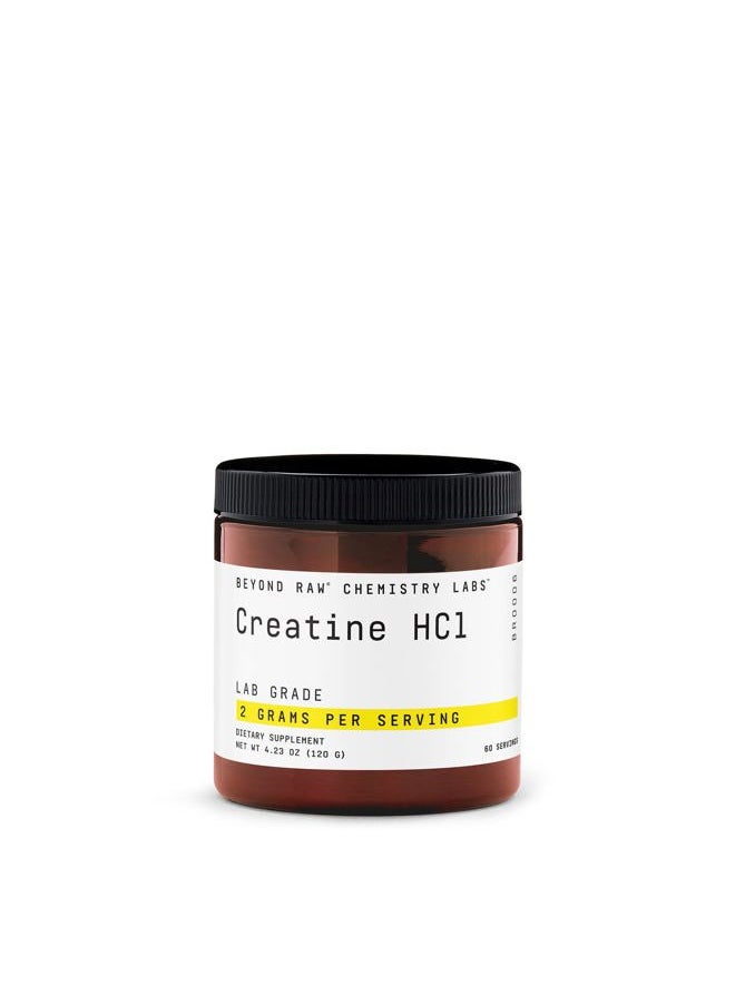 BEYOND RAW Science-Backed Creatine HCl Powder, Lab Grade, for Muscle Strength and Growth, Energy Production, Athletic Performance, Cognitive Support, Cellular Hydration, 60 Servings  - Image 1