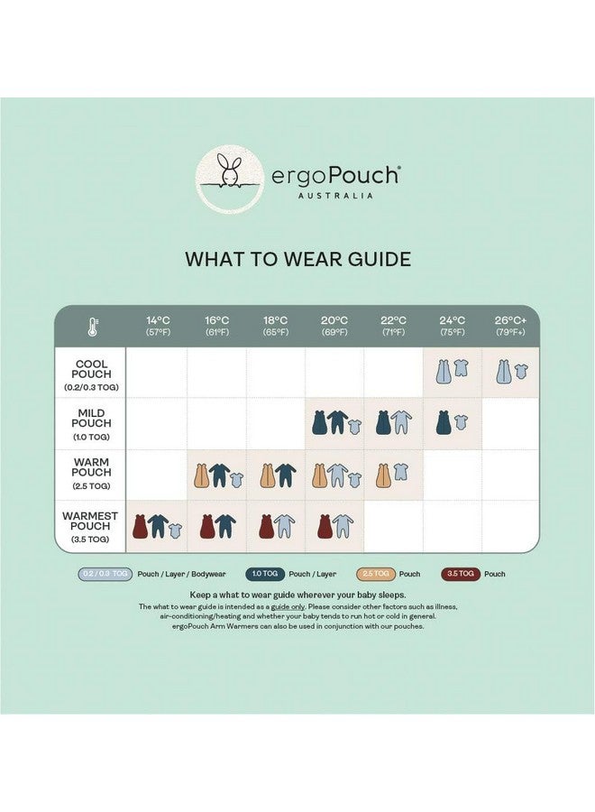 ergoPouch 1.0 Tog Jersey Sleeping Bag - Organic Cotton Baby Sleeping Bag, Made Of Soft & Breathable Material (Oatmeal Marle, 3-12 Months)  - Image 5