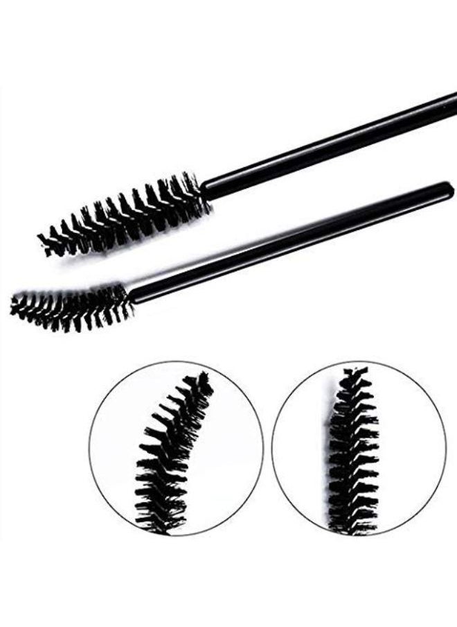 g2plus Able Eyelash Mascara Brushes Wands Applicator Makeup Kits 100 Pack (Black)  - Image 4