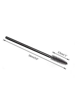 g2plus Able Eyelash Mascara Brushes Wands Applicator Makeup Kits 100 Pack (Black)  - Image 2