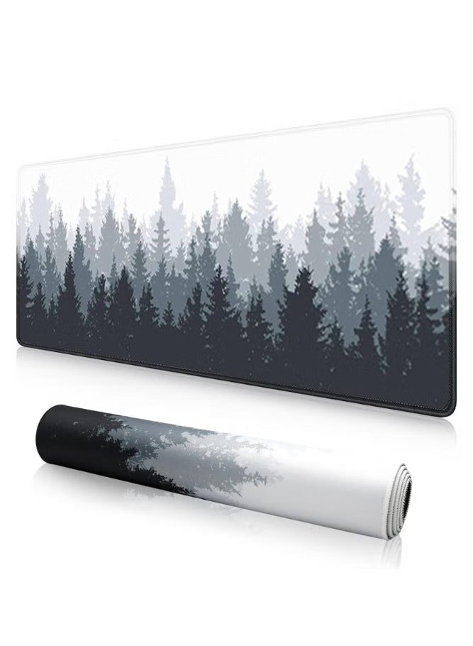 FLOWING Large Mouse Pad 900x400mm Extended Mouse Pad Non-Slip Rubber Base Gaming Mouse pad Office Desk Mat Desk Pad Smooth Cloth Surface Keyboard Mouse Pads - Image 1