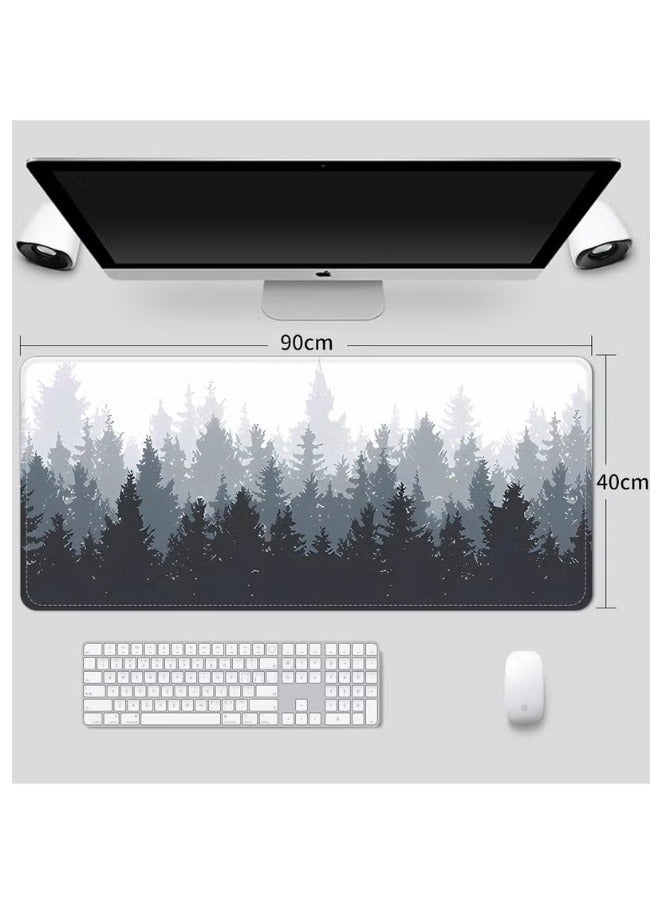 FLOWING Large Mouse Pad 900x400mm Extended Mouse Pad Non-Slip Rubber Base Gaming Mouse pad Office Desk Mat Desk Pad Smooth Cloth Surface Keyboard Mouse Pads - Image 2