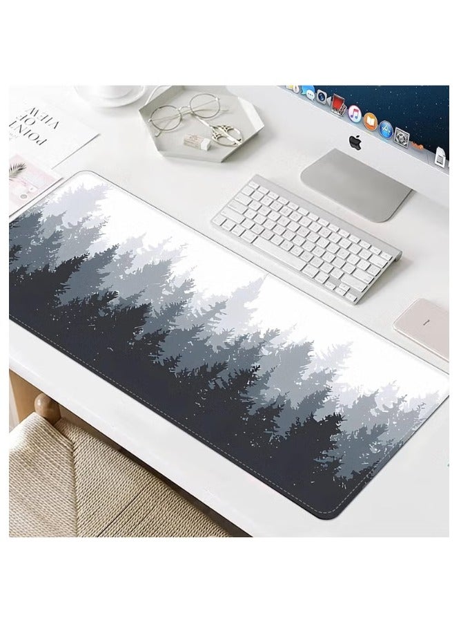 FLOWING Large Mouse Pad 900x400mm Extended Mouse Pad Non-Slip Rubber Base Gaming Mouse pad Office Desk Mat Desk Pad Smooth Cloth Surface Keyboard Mouse Pads - Image 4