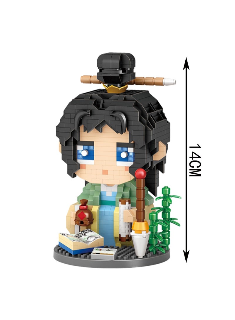 Universal 880 Pieces Of Anime Style Boy Model Set Assembly Building Blocks Creative Diy Assembly Toys Children Adult Home Furnishings - Image 2
