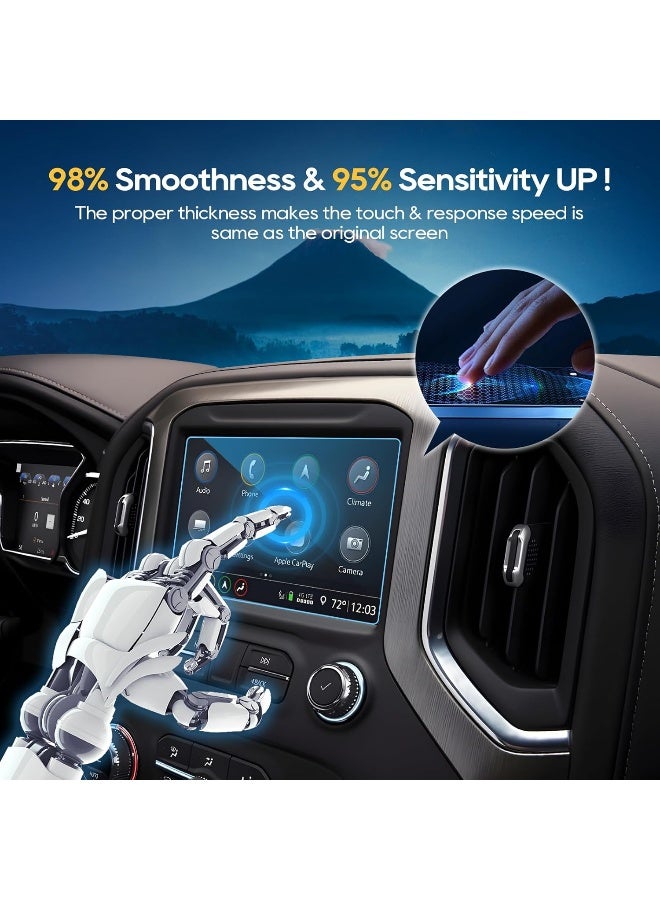 LFOTPP Fits for 2019 2020 2021 2022 GMC Sierra 1500 8 Inch IntelliLink Car Navigation Screen Protector - Image 5