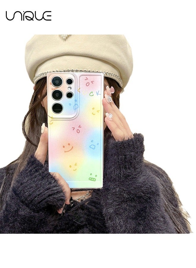 Unique Compatible with Samsung Galaxy S24 Ultra Cases, Various Emoji Cases, Gradient Cases, TPU Slim Shockproof Cases - Image 1