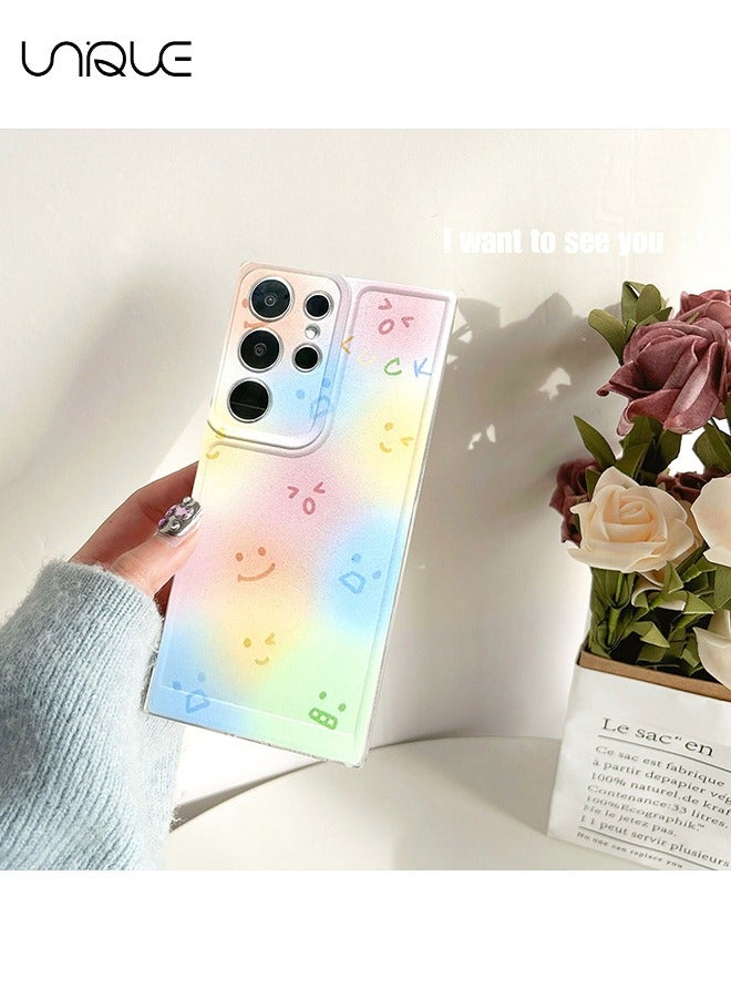 Unique Compatible with Samsung Galaxy S24 Ultra Cases, Various Emoji Cases, Gradient Cases, TPU Slim Shockproof Cases - Image 4