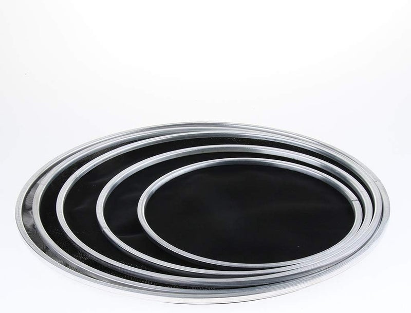 klarako 8/10/12/13/14 inch Mesh Head Drumhead Bass Drum Head for Drum Kit Practice  Black, 8inch - Image 2