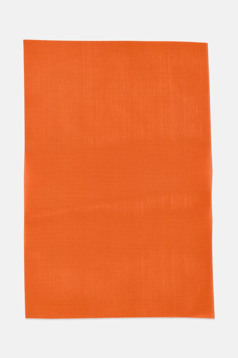 KitchenCraft Woven Place Mat, Orange - Image 1