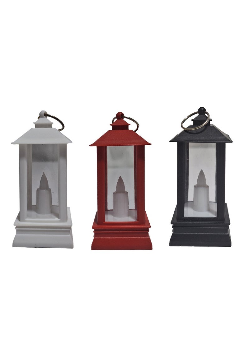 Generic - Mini Ramadan lantern with Relationship keys 3 pcs , a wonderful lighting toy for children, small classic Ramadan lantern, new cute lighting Ramadan lantern toy for children, multicolor - Image 1