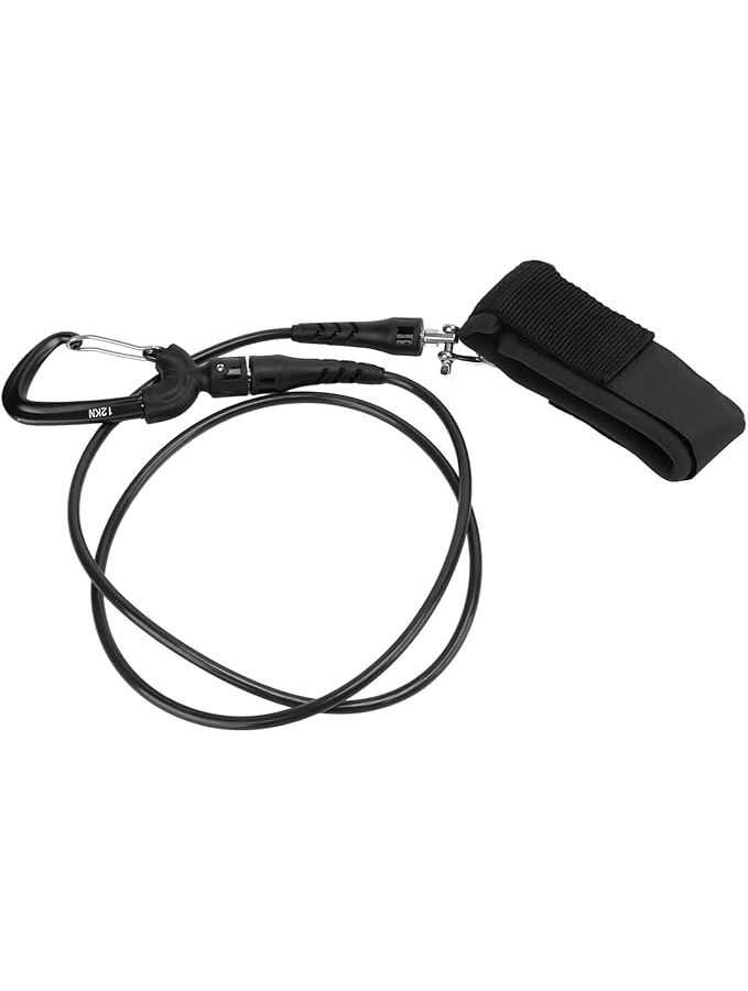 Separable Freediving Safety Rope With Wristband Carabiner 316 Stainless Steel Quick Release Type 1 - Image 1