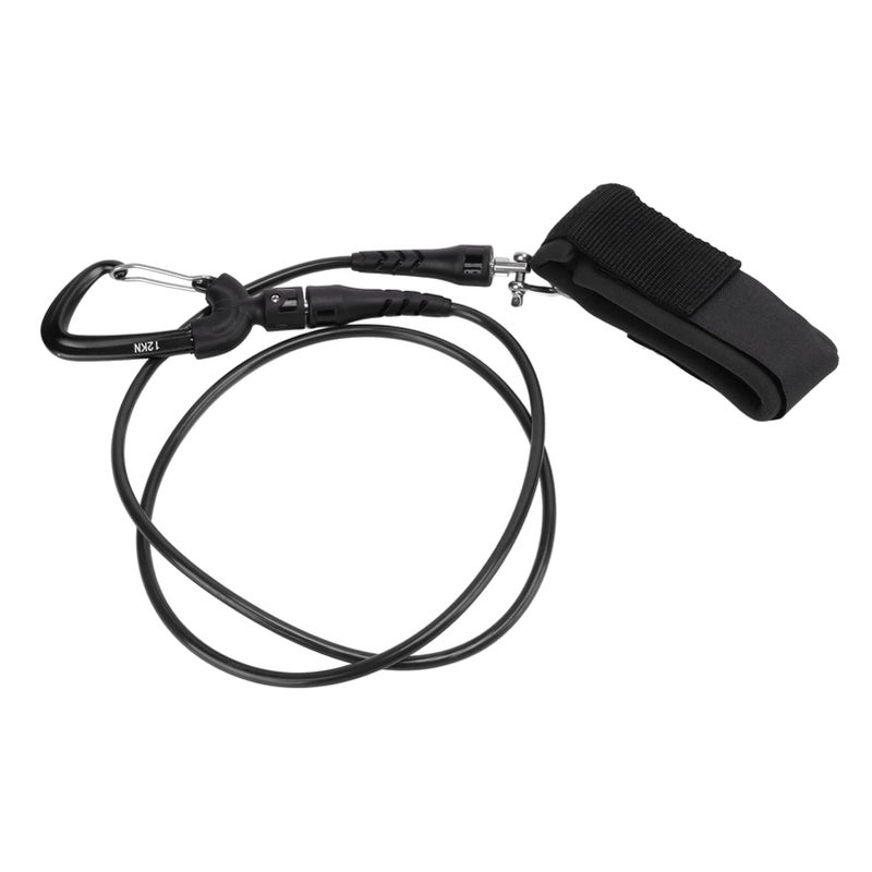 Separable Freediving Safety Rope With Wristband Carabiner 316 Stainless Steel Quick Release Type 1 - Image 2