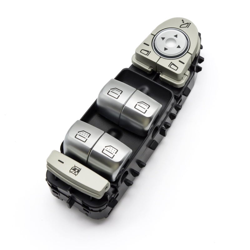 مفتاح نافذة الطاقة الرئيسي الجانبي الأيسر Ynovvo 2229056800 يناسب مرسيدس بنز W205 S205 C200 C300 GLC300 C450AMG C43 20152020 استبدال OE 2059056811