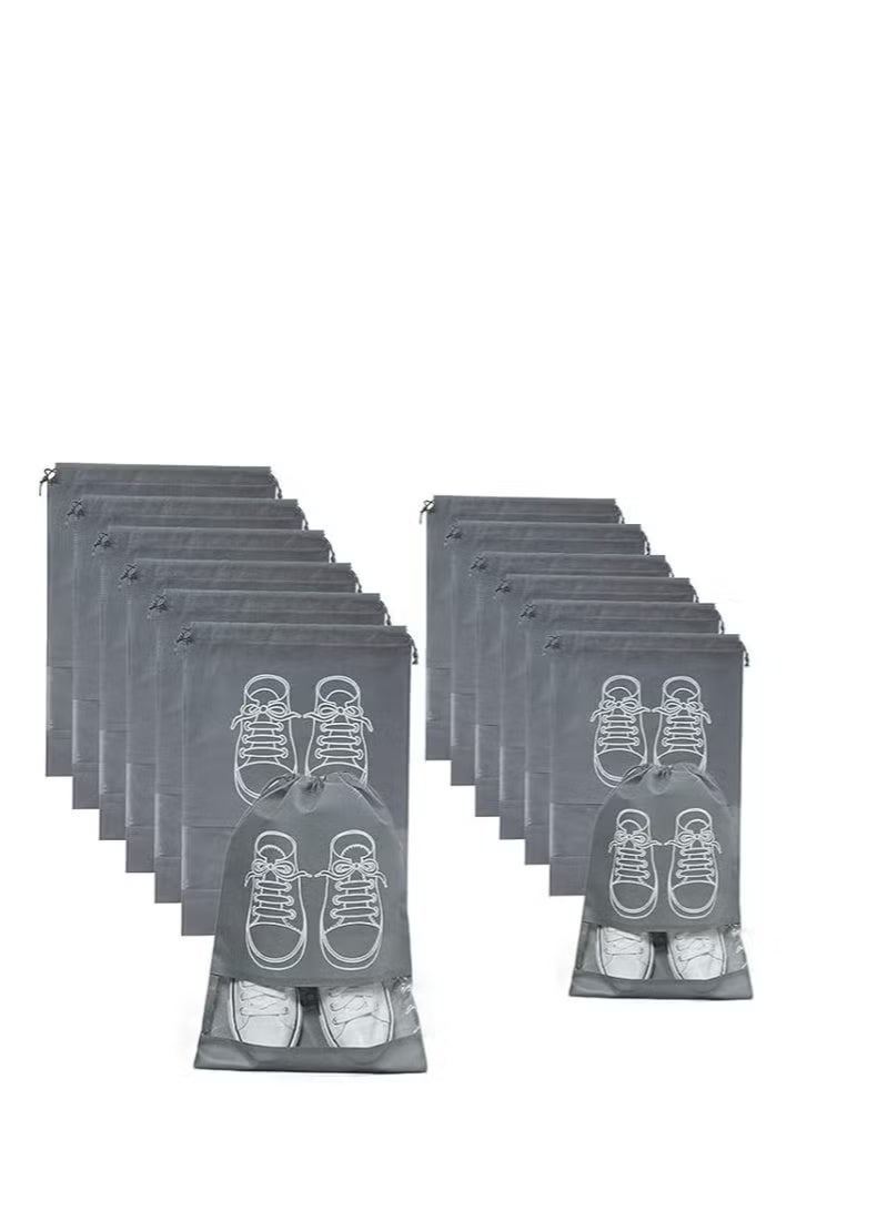 Shoe Bag for Travel Storage Women Men Travelling Shoe Storage Bag 6pcs - Image 1