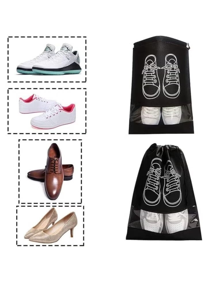 Shoe Bag for Travel Storage Women Men Travelling Shoe Storage Bag 6pcs - Image 3