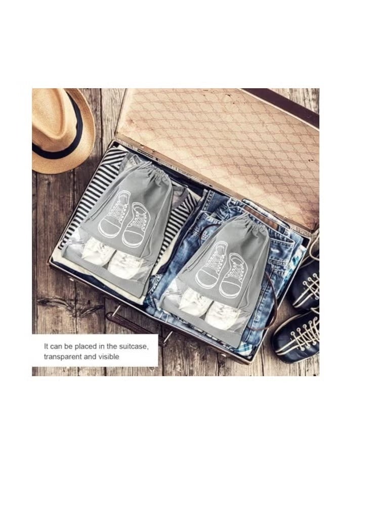 Shoe Bag for Travel Storage Women Men Travelling Shoe Storage Bag 6pcs - Image 4