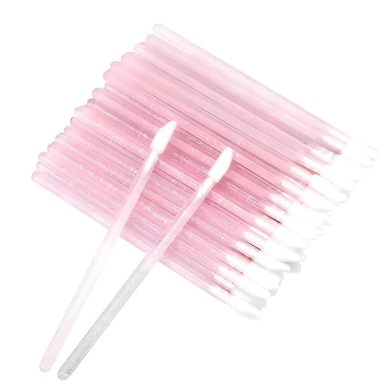 Disposable Wands - 50 Single Use Lip Gloss and Lipstick Applicator Brush Set Pack - Image 1