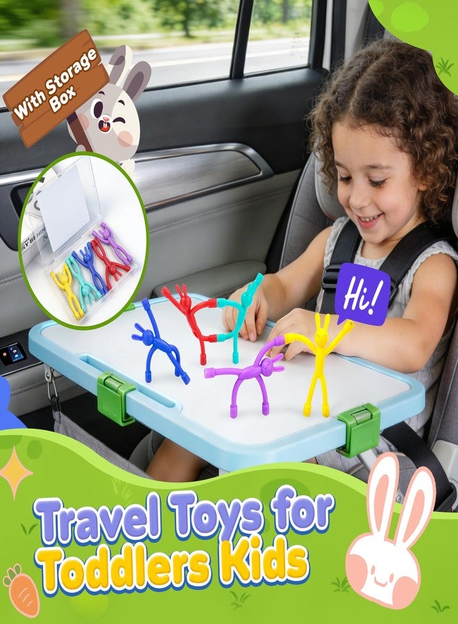 CHESLICR Easter Basket Stuffers for Toddlers Easter Gifts for Kid 5Pcs Magnetic Fidget Travel Toys Easter Egg Fillers Magnet Bunny People for Toddler Boy Girls Airplane Car Road Trip Activities Sensory Toys - Image 4