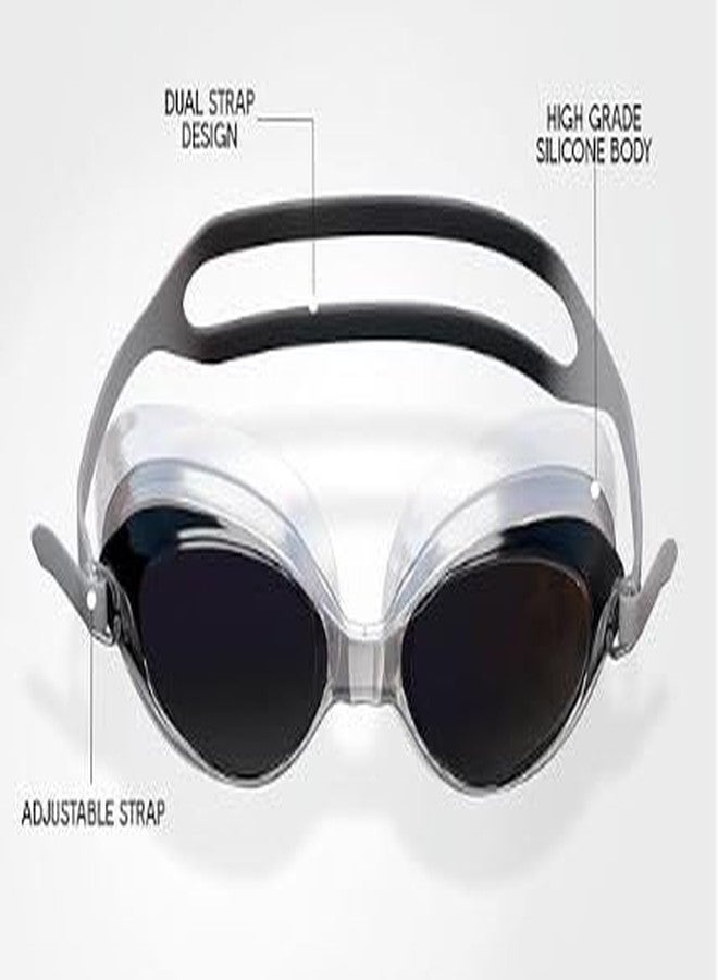 simcox Anti-Fog UV Protection Swimming Goggles for Men, Women | Wide-Angle Vision with Silicone Comfort & Adjustable Strap - Image 4