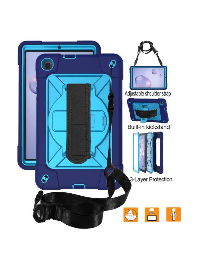 S-TOP Case For Samsung Galaxy Tab A 8.4 T307 Contrast Color Robot Silicone + PC Tablet Case - Image 5