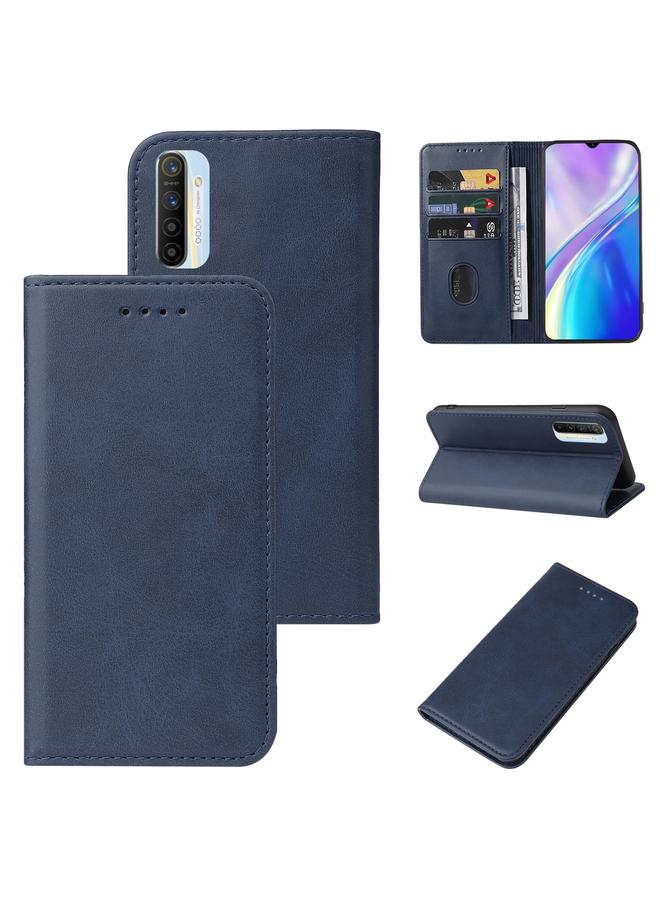 The Bros Case For Realme XT Magnetic Closure Leather Phone Case